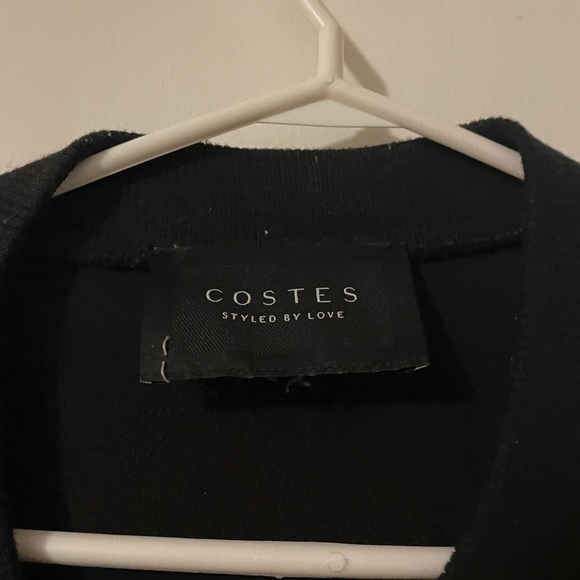 Costes Black Bomber Jacket - Picture 2 of 2